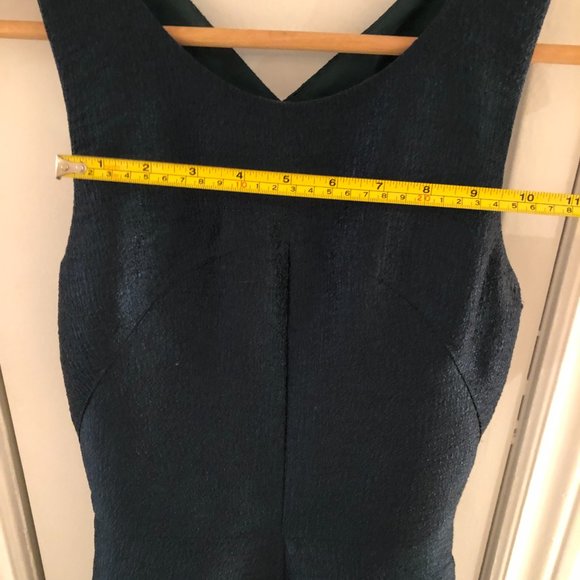 Metallic Dark Green Mini Dress SOLD - Picture 8 of 8